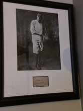 Load image into Gallery viewer, Babe Ruth Signed Cut – Framed 18 × 24 Display
