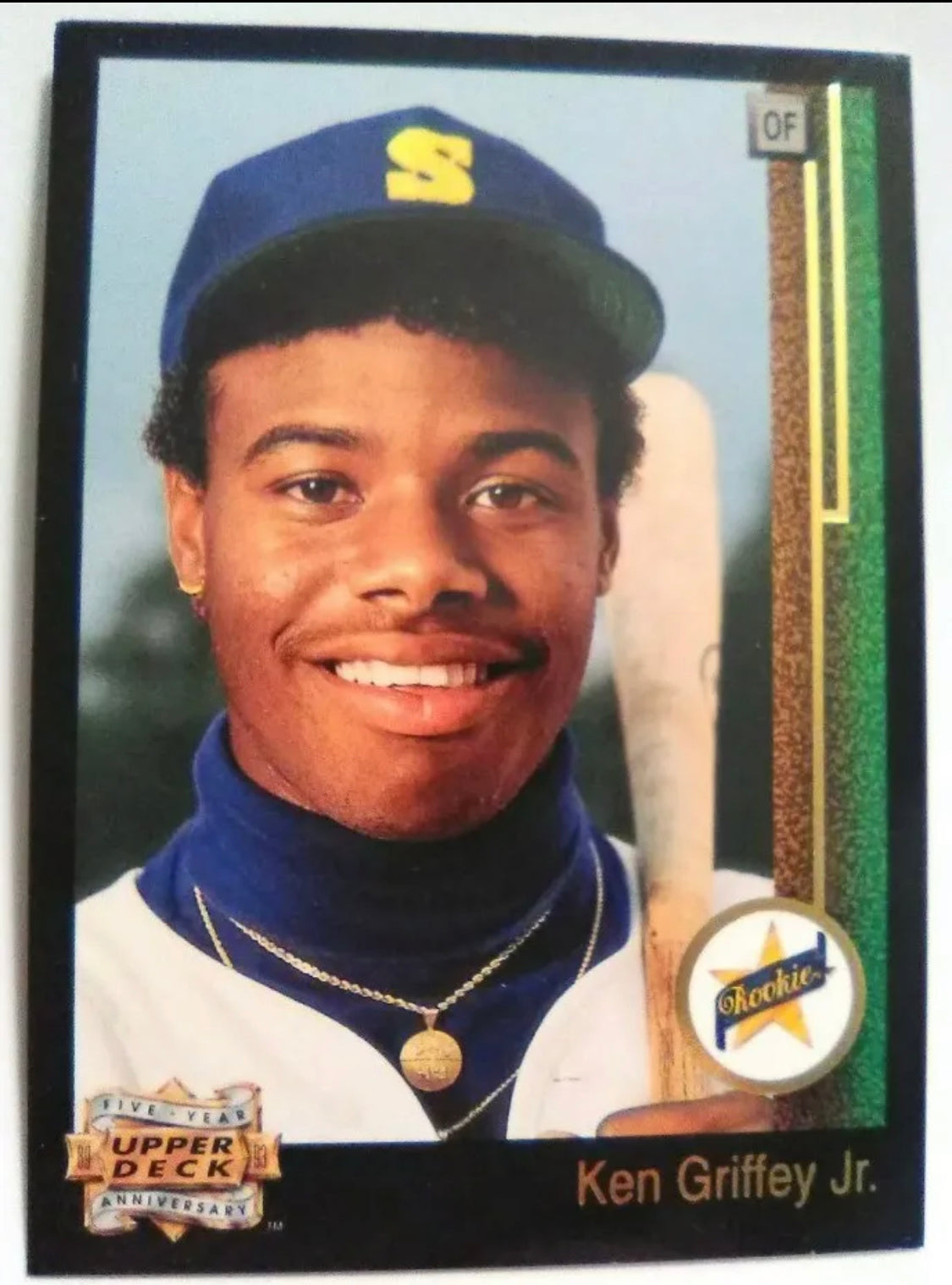 1990 Upper Deck Ken Griffey Jr #156 -( NO COPYRIGHT ERROR CARD