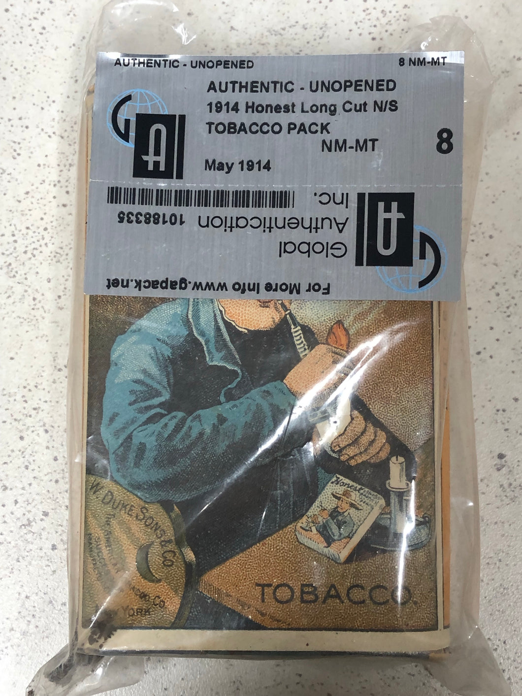 1914 Honest Longcut T206 Cigarette Pack GAI 8.0