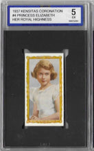 Load image into Gallery viewer, 1937 KENSITAS #4 PRINCESS ELIZABETH  ISA 5
