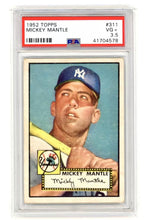 Load image into Gallery viewer, 1952 Topps #311 Mickey Mantle PSA 3.5 VG Rookie
