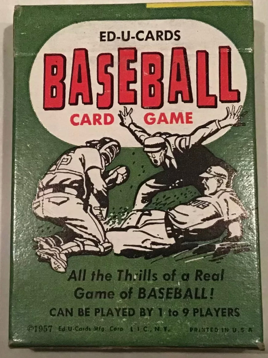 1957 Ed-U-Cards BASEBALL CARD GAME Unopened Set