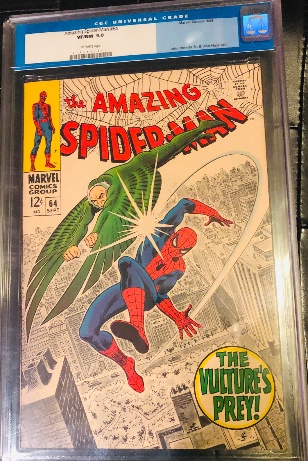 1968 Amazing Spider-Man CGC 9.0 #64