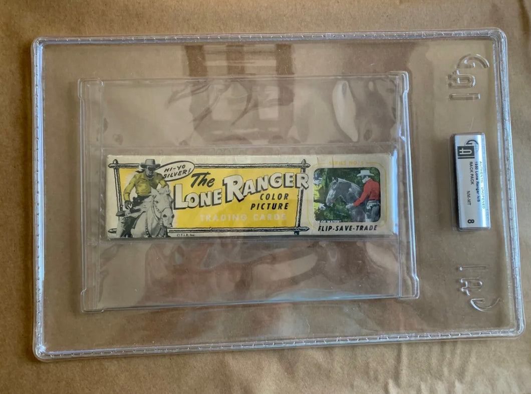 1950 ED-U-CARDS LONE RANGER UNOPENED PACK GAI 8 FROM MR MINT DEARBORN PACK FIND