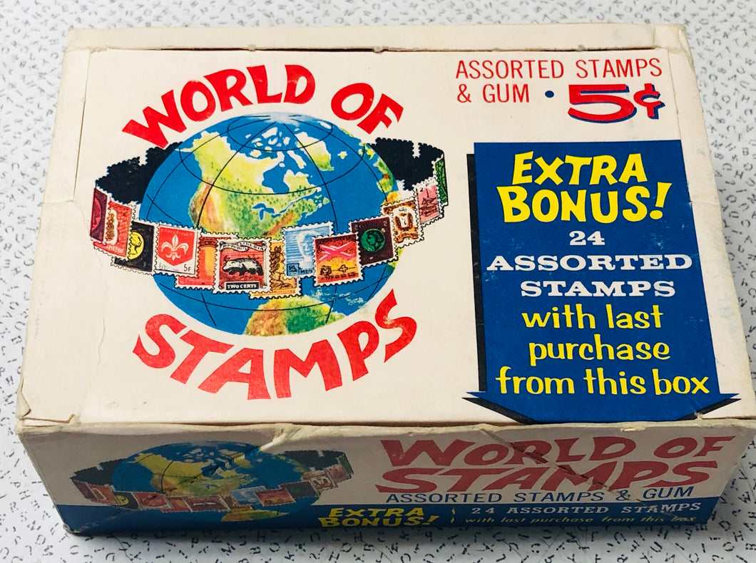 1965 Donruss World of Stamps Wax Box Guaranteed Unopened WPK