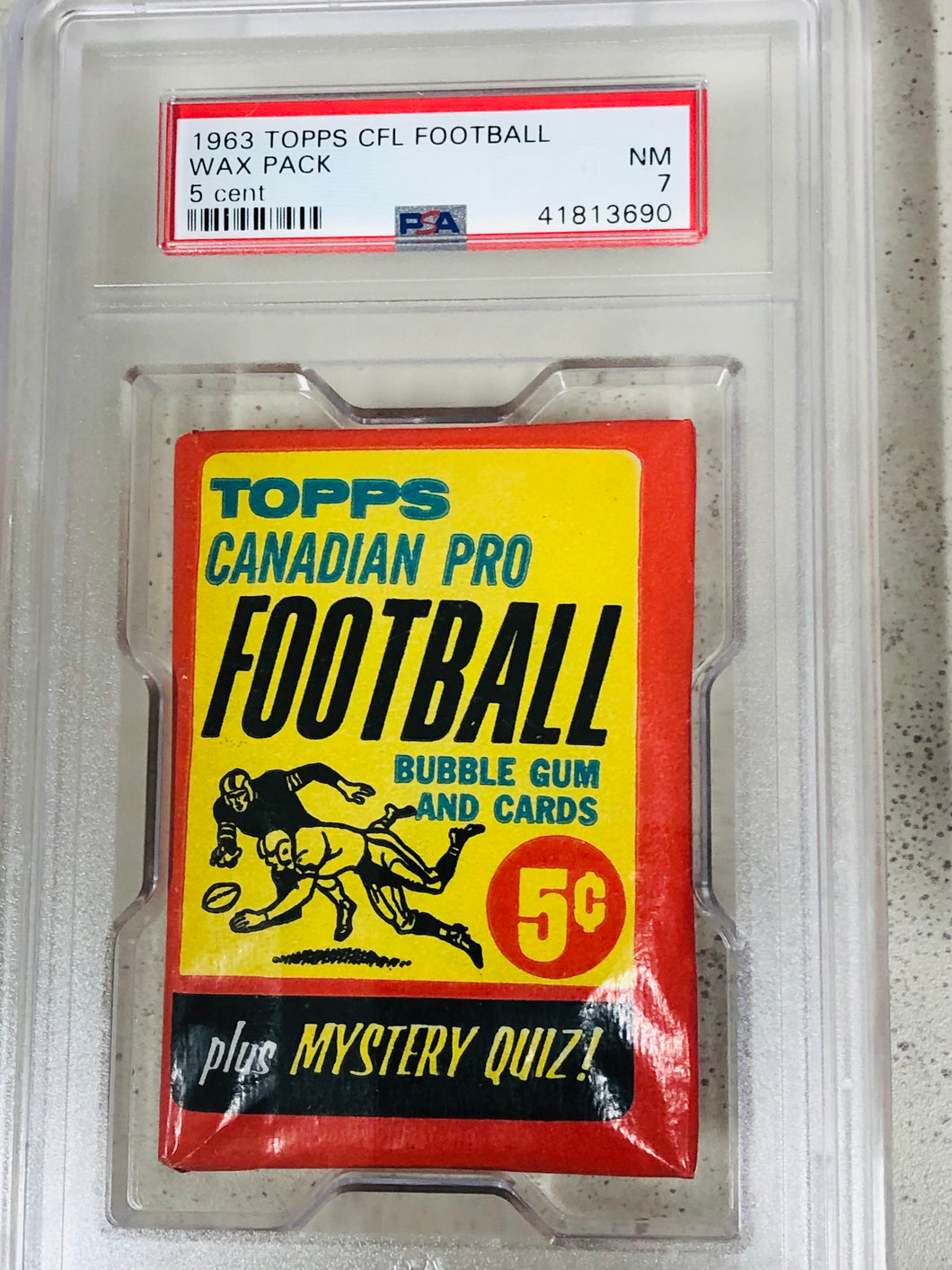 1963 Topps Football Wax Pack Guaranteed Unopened WPK