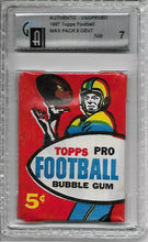 Load image into Gallery viewer, 1957 Topps Unopened 5 Cent Wax Pack GAI 7
