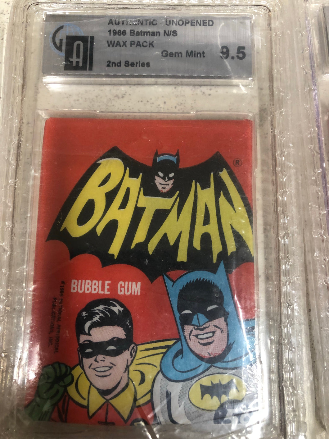 1966 GAI 9.5 Batman 2nd Series Wax Pack