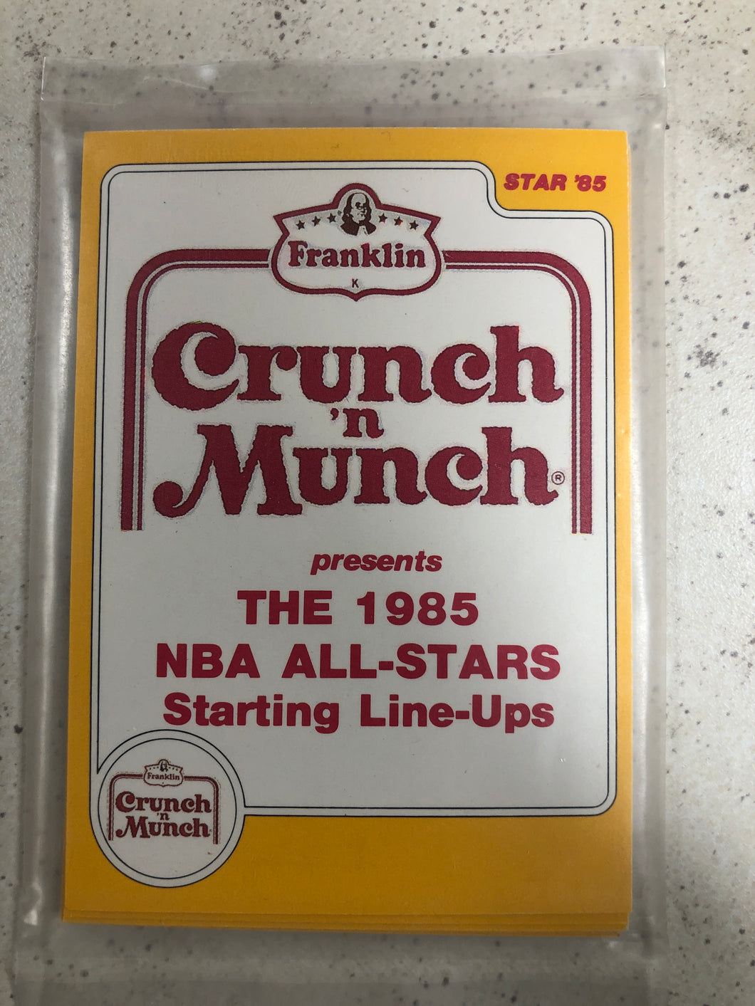 1985 Star Crunch n’ Munch Factory Sealed Bag