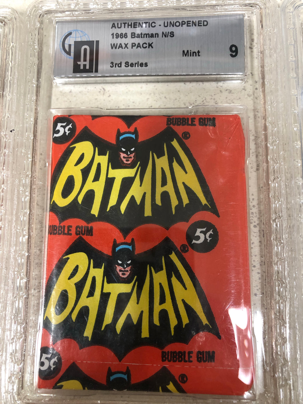 1966 GAI 9 Batman 3rd Series Wax Pack