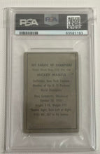 Load image into Gallery viewer, 1952 Berk Ross Mickey Mantle PSA 1
