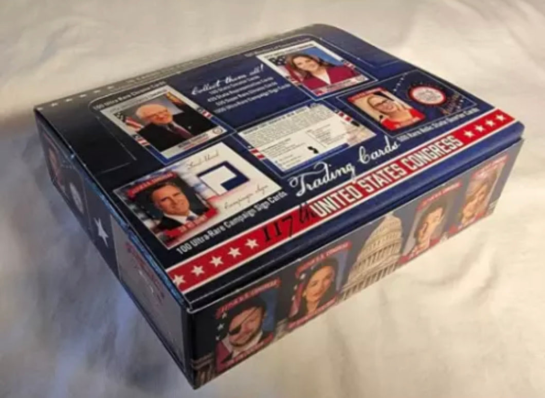 117th US Congress 2021 Trading Cards Hobby Box Fascinating Cards 18 Packs | 1box