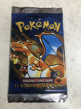 Load image into Gallery viewer, Charzard Pokemon 1st Edition Sealed Booster Pack 1999 Great Condition