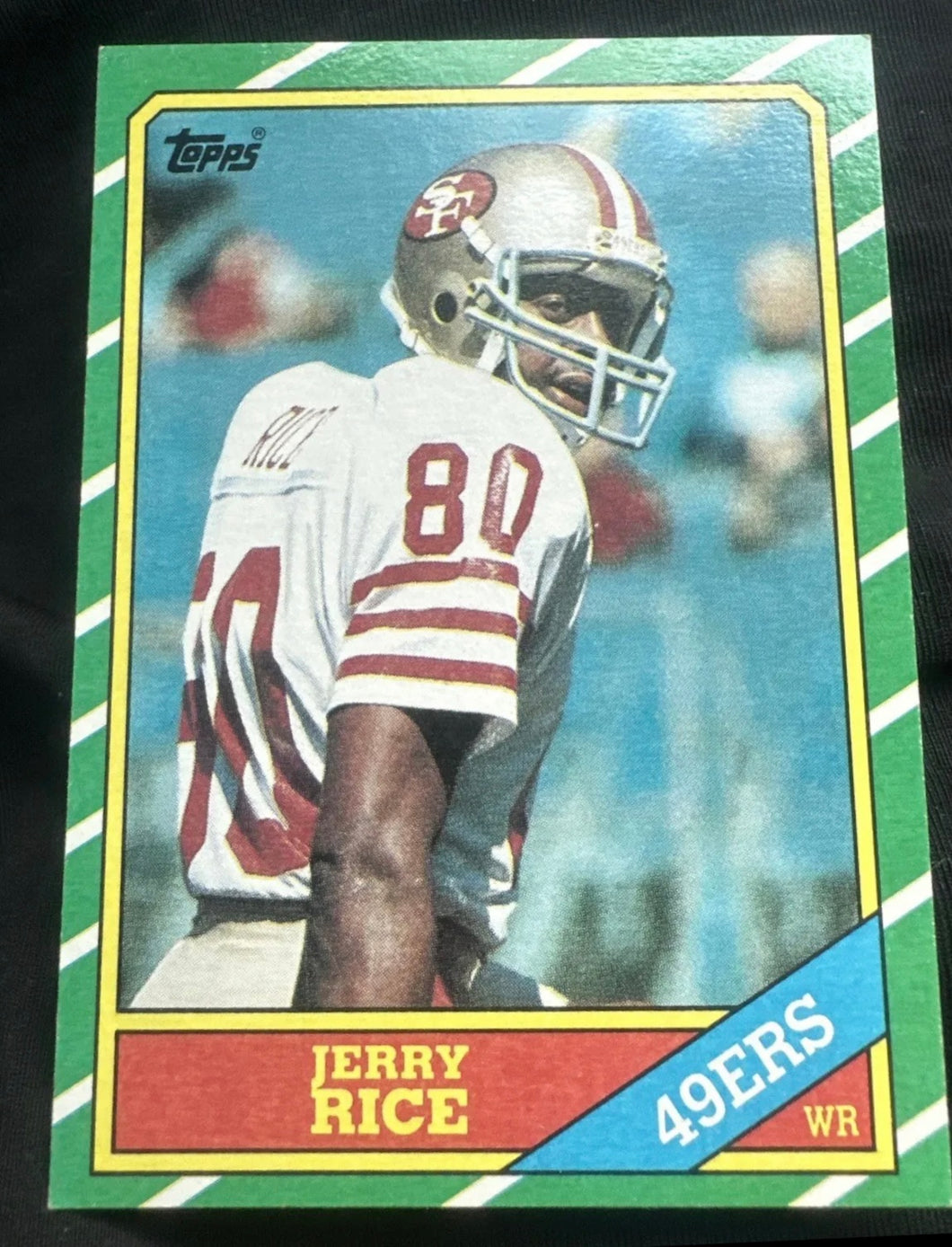 1986 Topps - #161 Jerry Rice (RC)