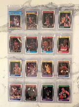 Load image into Gallery viewer, 1988-89 Fleer Complete Set 1-132 &amp; Sticker Set 1-11 Michael Jordan - NM - MT
