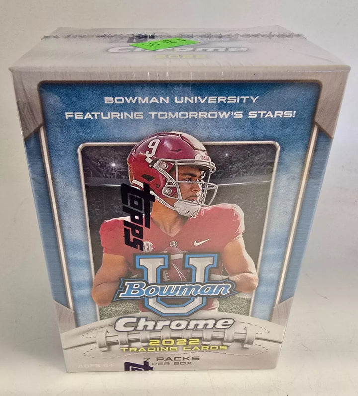 2022 Bowman Chrome University Football Blaster Box- Factory Sealed ALL ROOKIES