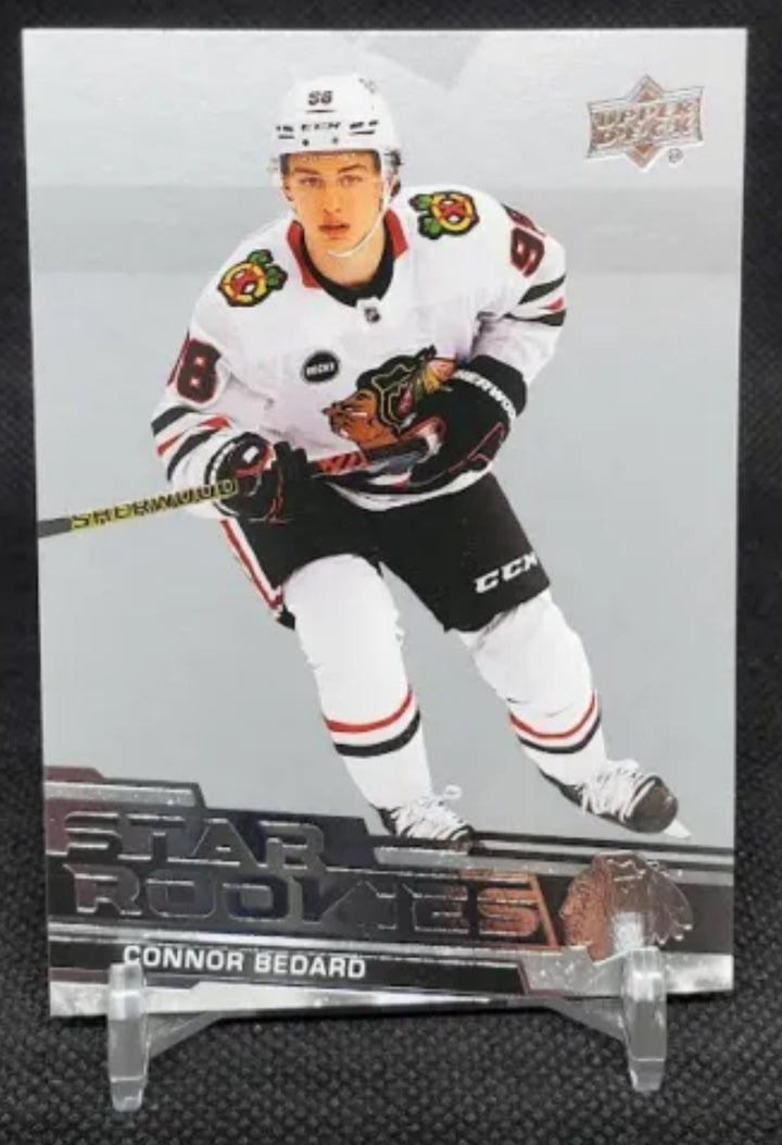 2023-24 Upper Deck Star Rookies Connor Bedard #1 - Chicago Blackhawks