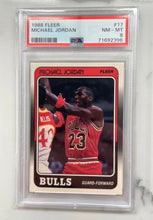 Load image into Gallery viewer, 1988-89 Fleer Complete Set 1-132 &amp; Sticker Set 1-11 Michael Jordan - NM - MT
