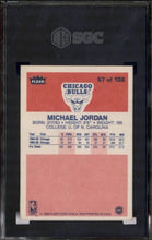 Load image into Gallery viewer, 1986-87 Fleer #57 Michael Jordan RC Rookie SGC Authentic
