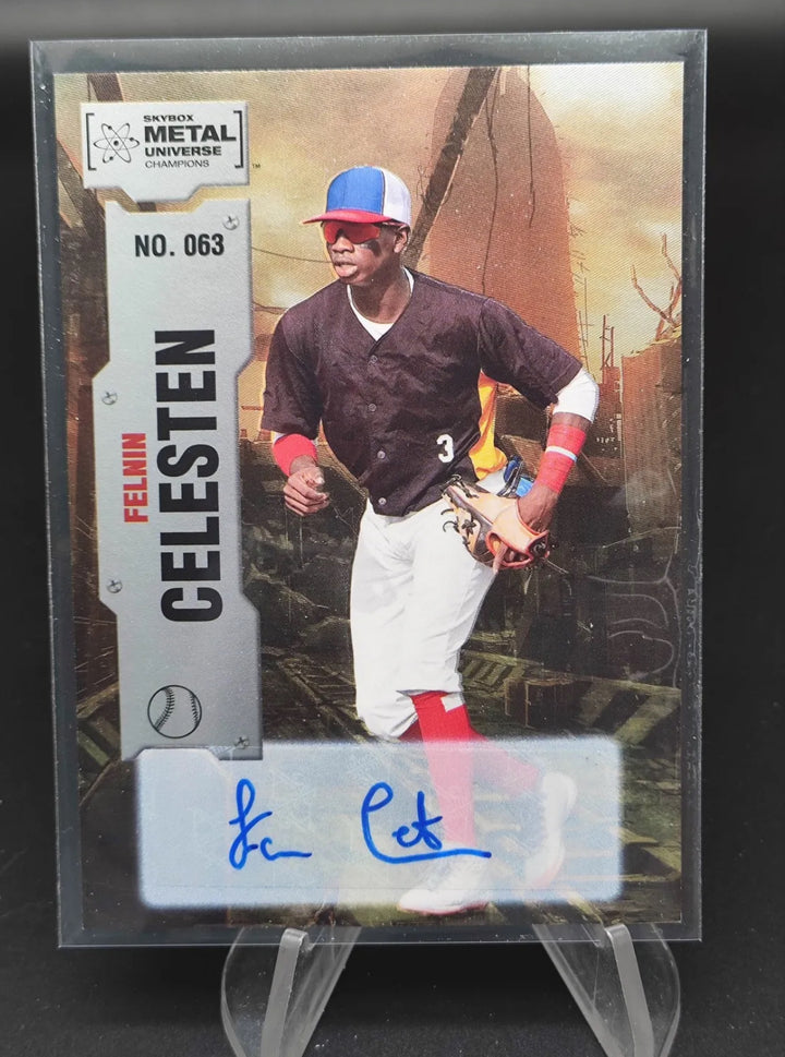 2022 Skybox Metal Universe Champions Felnin Celesten AUTO