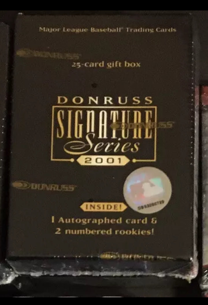 RARE! 2001 Donruss Signature Series Baseball Factory Sealed Box PUJOLS ?