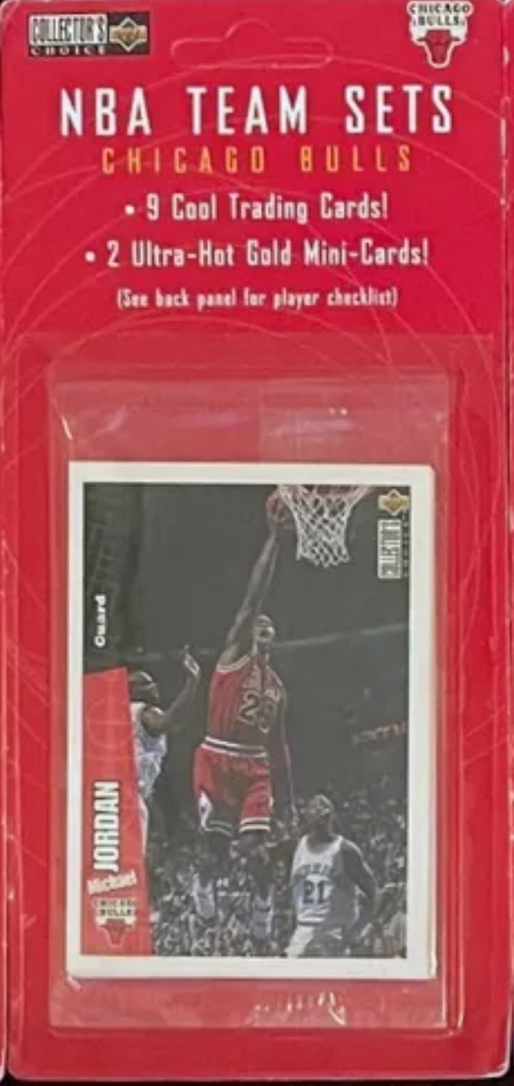 1996-97 Upper Deck Collector's Choice Chicago Bulls Team Set sealed