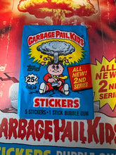 Load image into Gallery viewer, 1986 GPK Garbage Pail Kids Series 2 Wax Box 48 Packs
