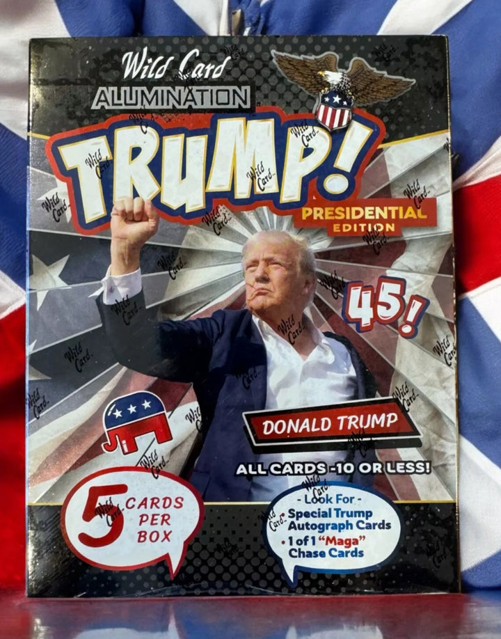 2024 Donald Trump Wild Card Comix Exclusive Trading Cards Hobby Box 5 Cards New