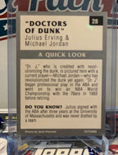 Load image into Gallery viewer, Dr’s of Dunk Julius Erving / Michael Jordan Promo Card
