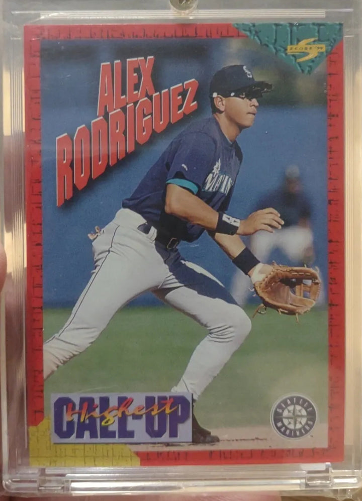 1994 Score Highest Call Up Alex Rodriguez Rookie
