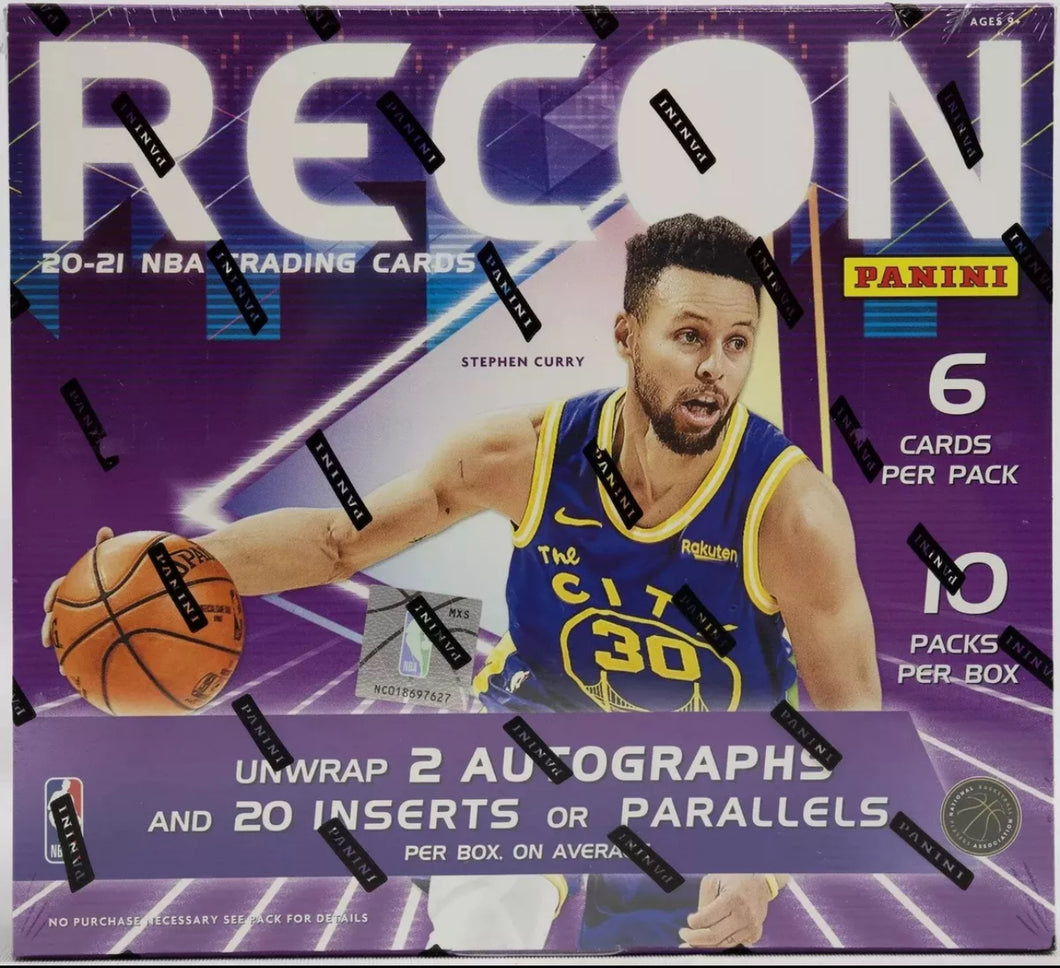2020-21 Panini Recon NBA Basketball Factory Sealed 10 Pack Hobby Box