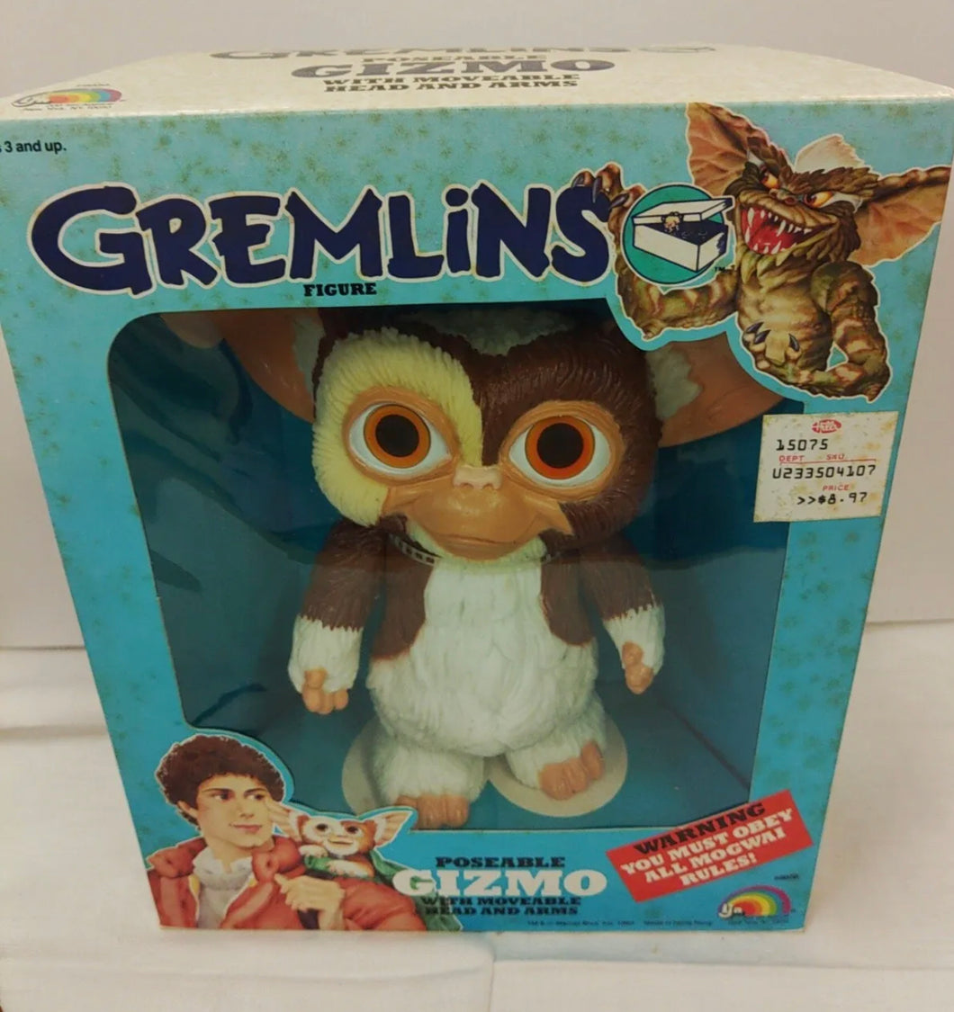 1984 LJN Gremlins Figure Poseable Gizmo With Moveable HEAD AND ARMS vintage