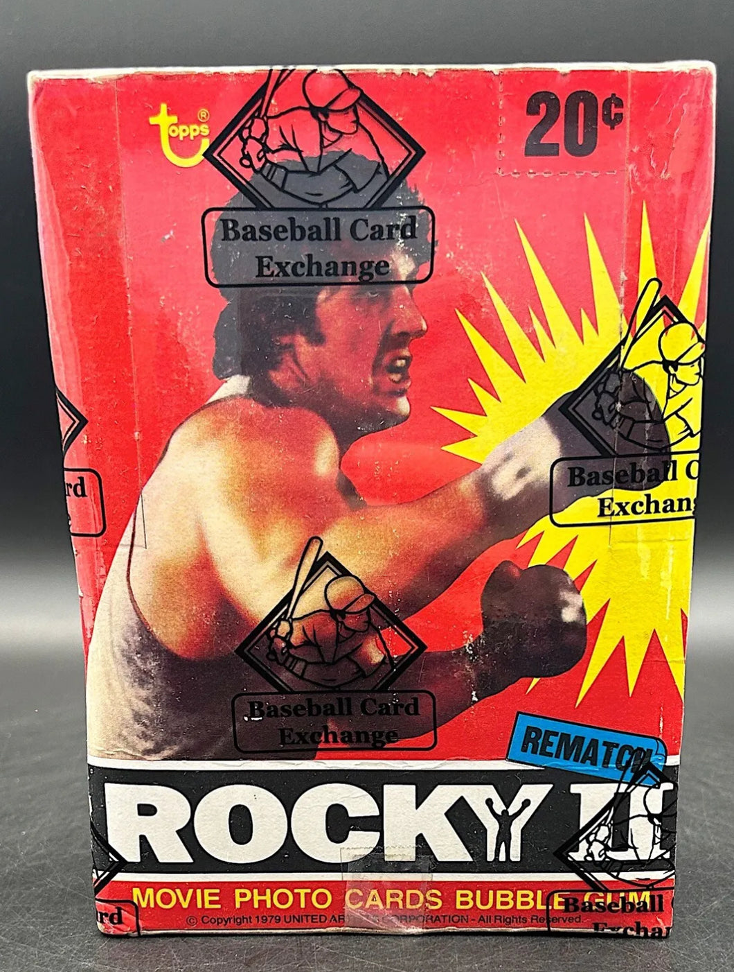 1979 TOPPS ROCKY II REMATCH BBCE SEALED UNOPENED WAX BOX