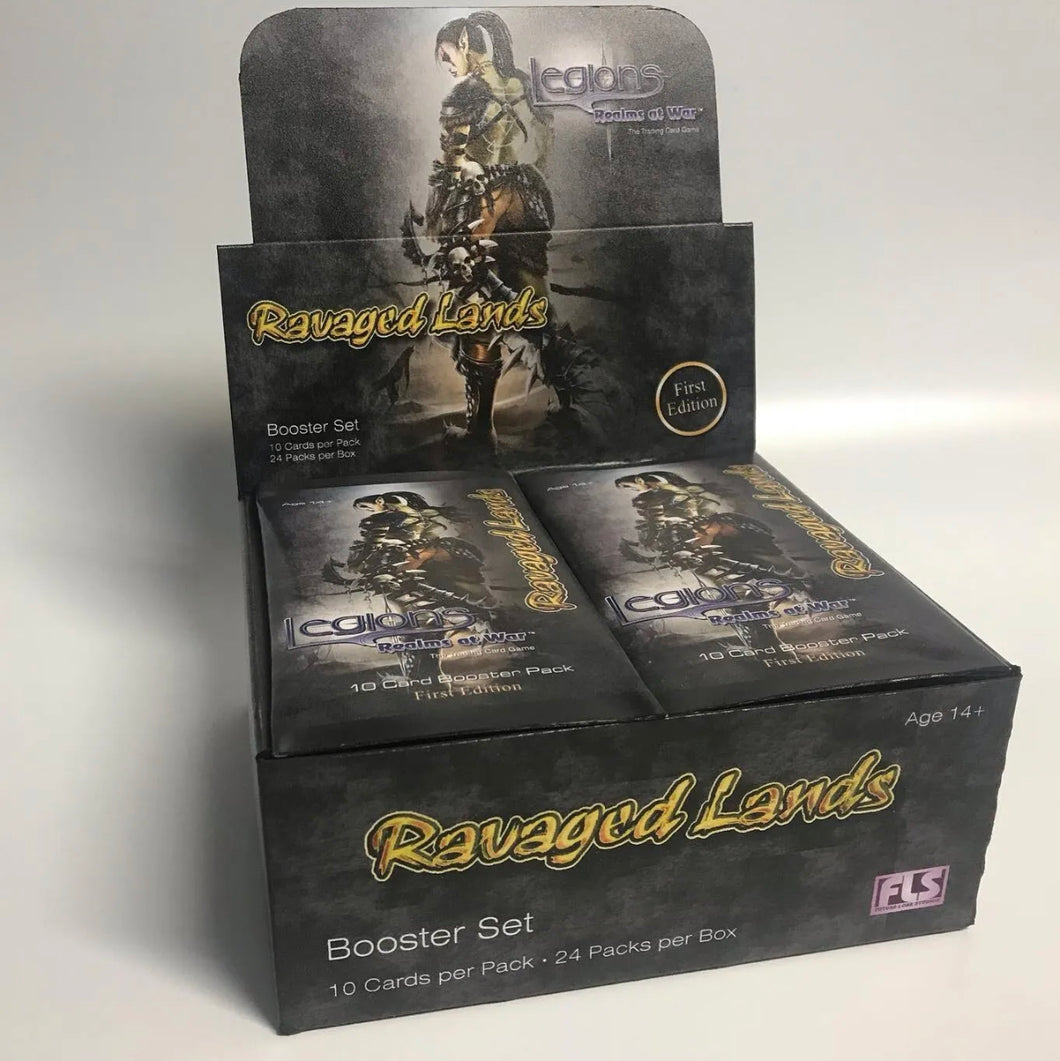 Legions Realms at War - Ravaged Lands - 1st Edition Booster Box - OUT OF PRINT!