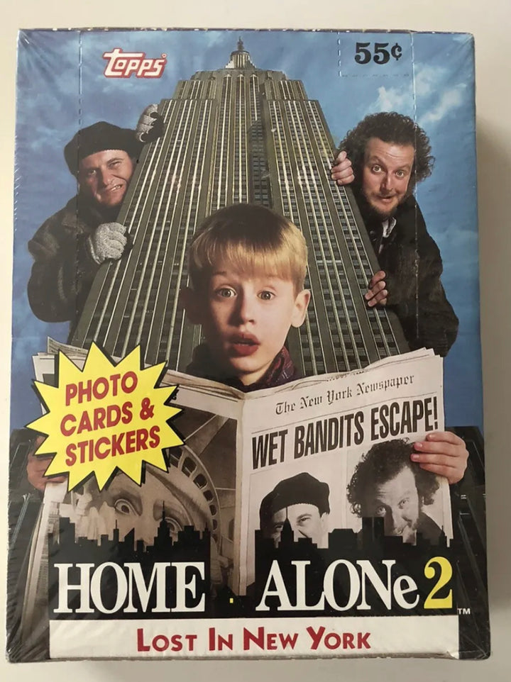1992 TOPPS HOME ALONE 2 LOST IN NEW YORK FACTORY SEALED BOX * 36 PACKS * NICE