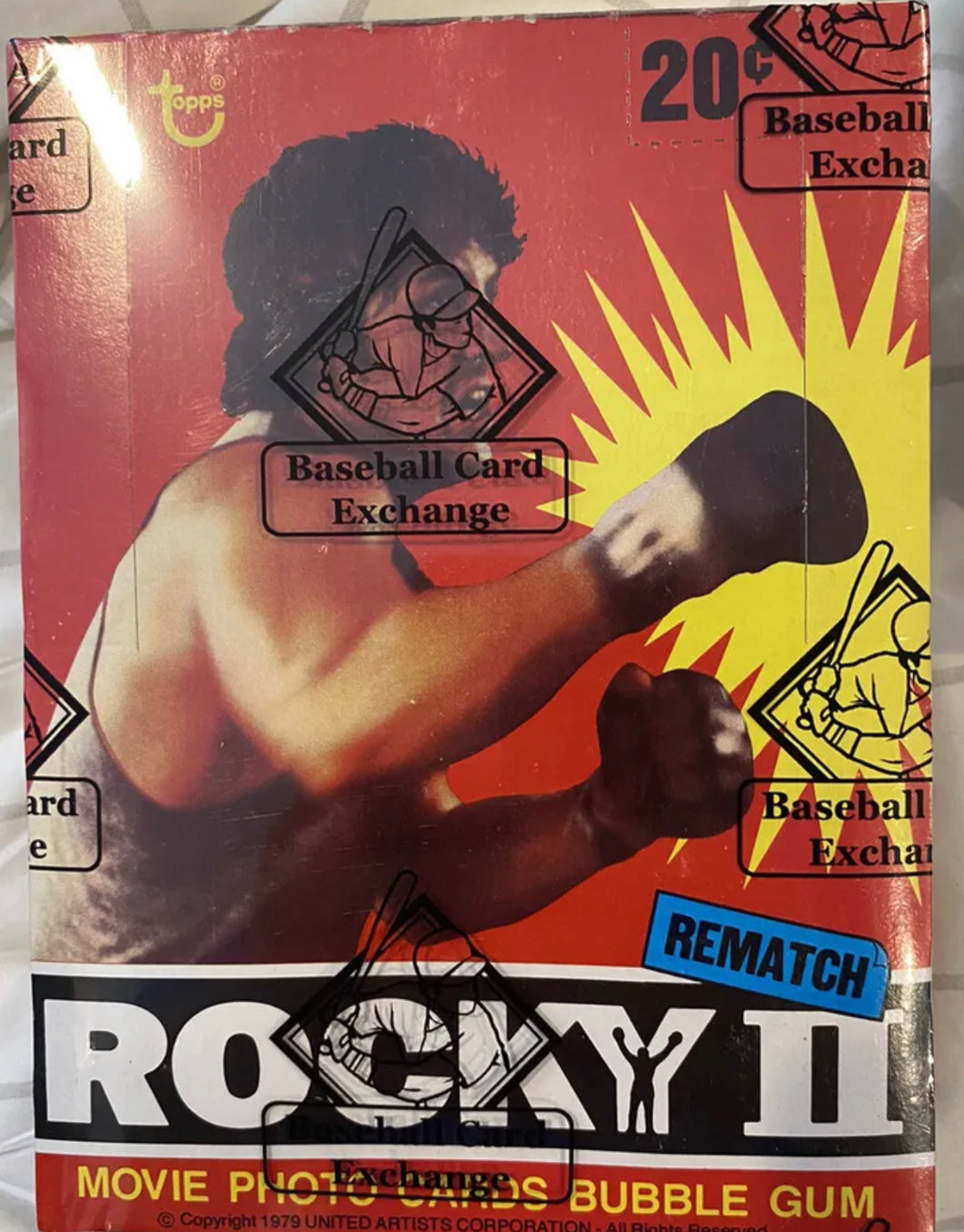 1979 TOPPS ROCKY 2 BBCE CERTIFIED WAX BOX 36 PACKS