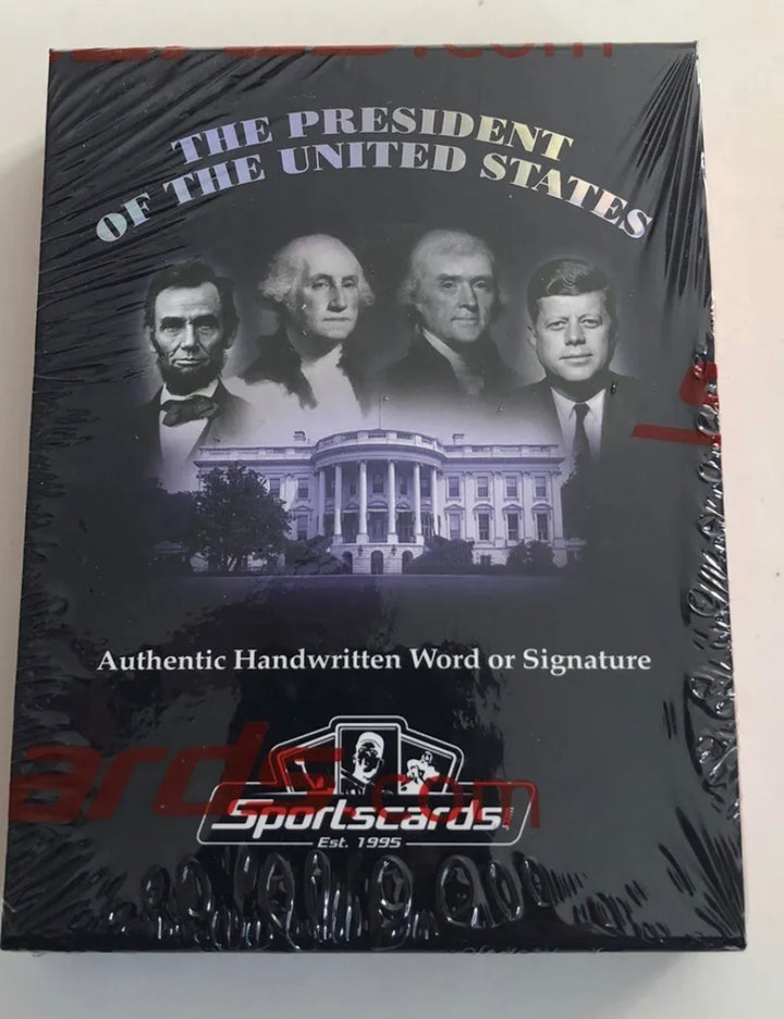 2020 A WORD FROM THE PRESIDENT OF THE UNITED STATES SEALED BOX