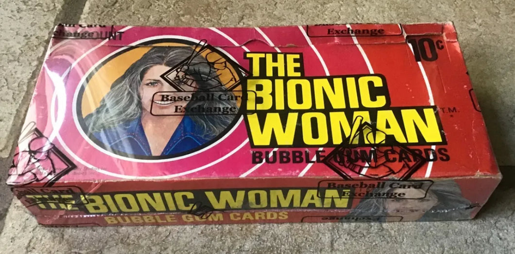 1976 Donruss BIONIC WOMAN Unopened Wax Box BBCE