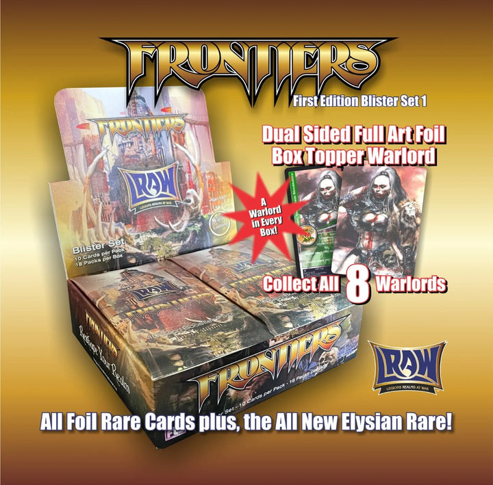 Legions Realms at War - Frontiers - 1st Edition Booster Box - Factory sealed