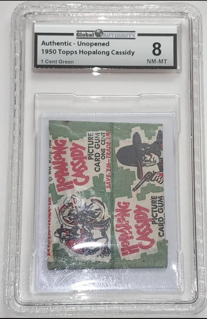 1950 Topps Hopalong Cassidy Unopened Pack – Global Authority 8