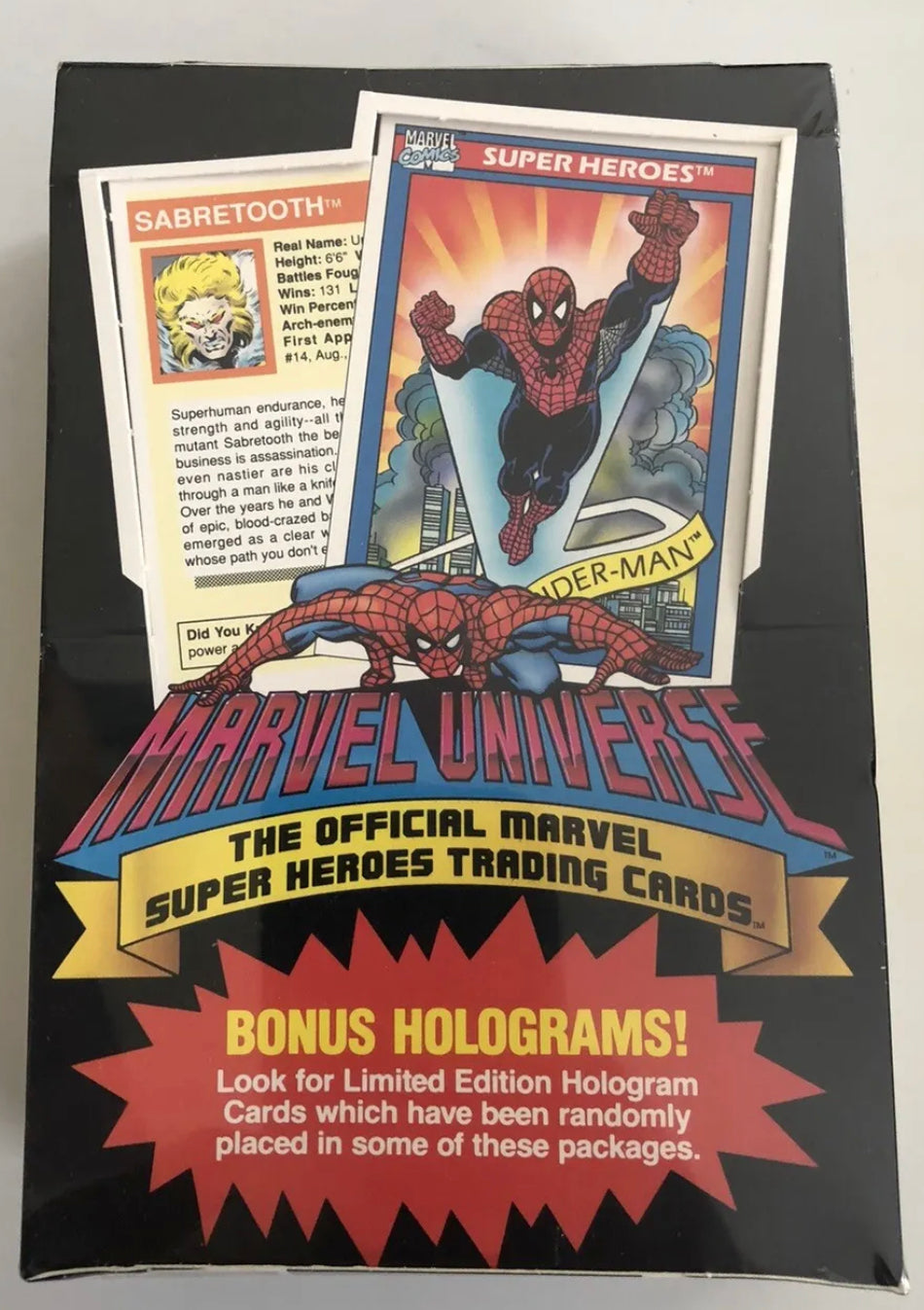 1990 IMPEL MARVEL UNIVERSE SERIES 1 FACTORY SEALED TRADING CARD BOX