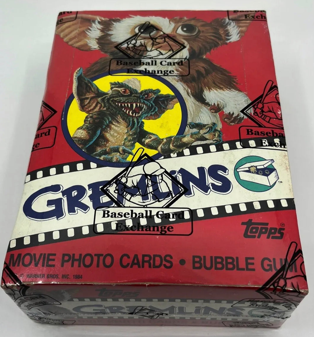 1984 Topps Gremlins Sealed Unopened Wax Box 36 Packs BBCE