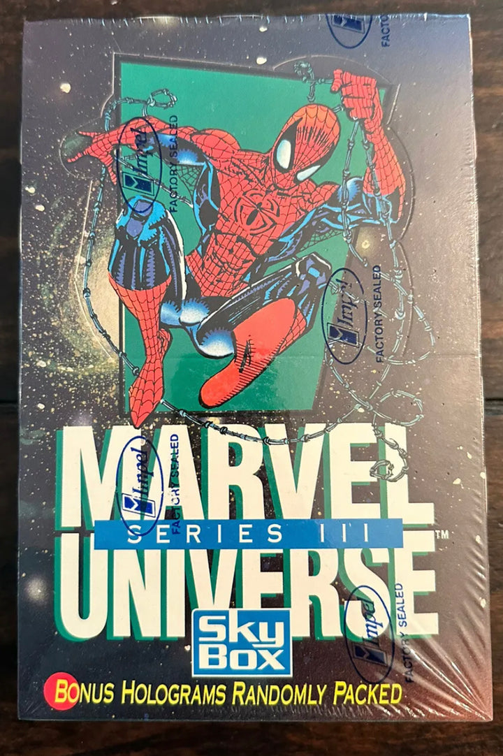 1992 SkyBox Marvel Universe Series 3 – One Sealed Box