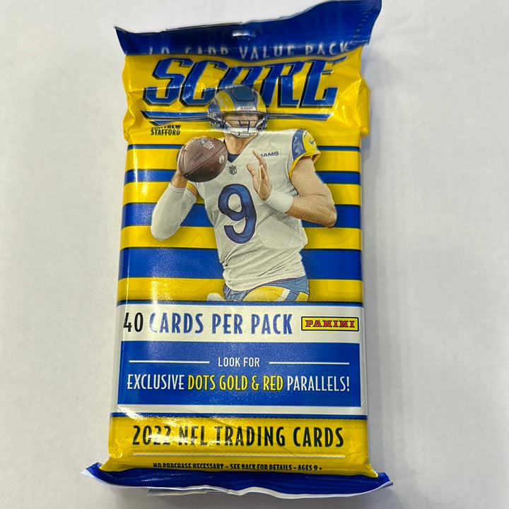 2022 Score Football Fat Pack