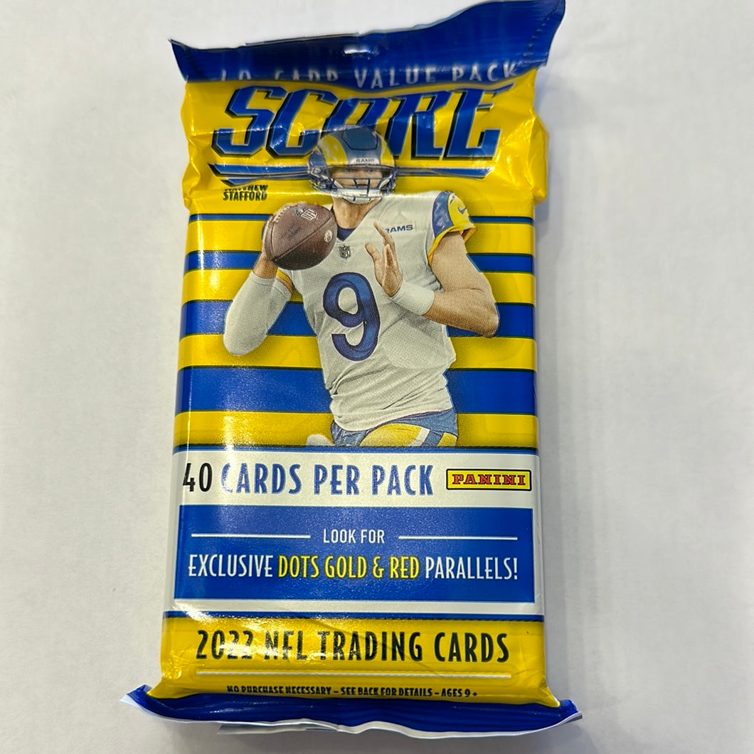 2022 Score Football Fat Pack