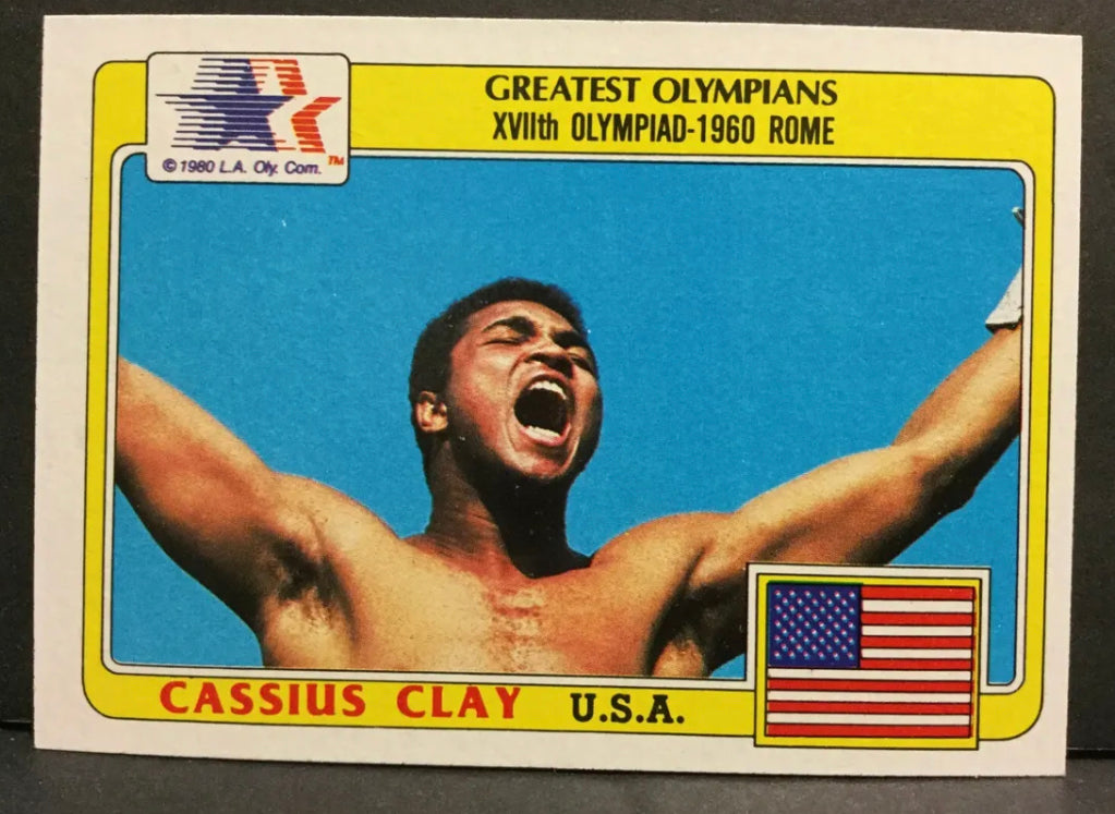 1983 Topps Olympians Olympics #92 Cassius Clay / Muhammad Ali  NM Sku5