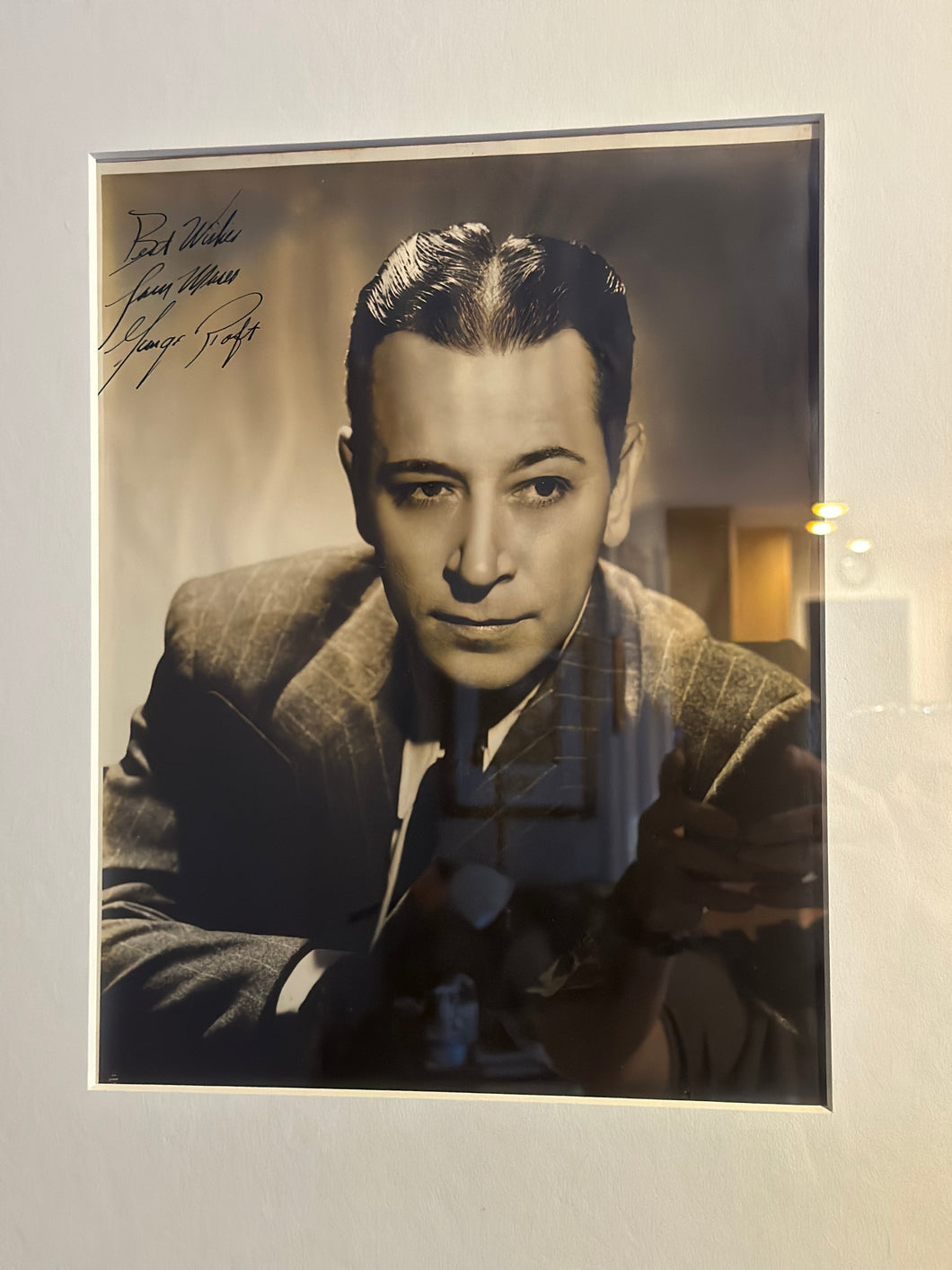 George Raft Signed 11x14 Photo