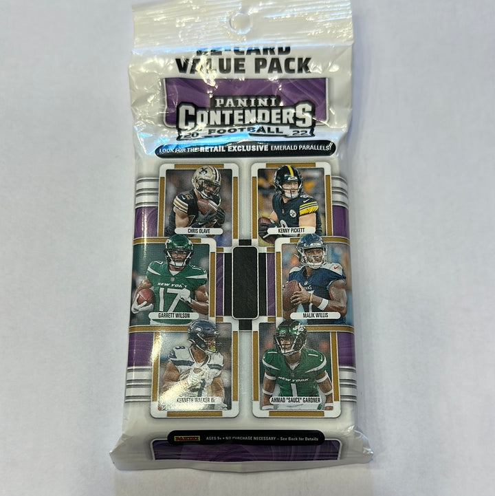 2022 Panini Contenders Football Fat Pack Retail