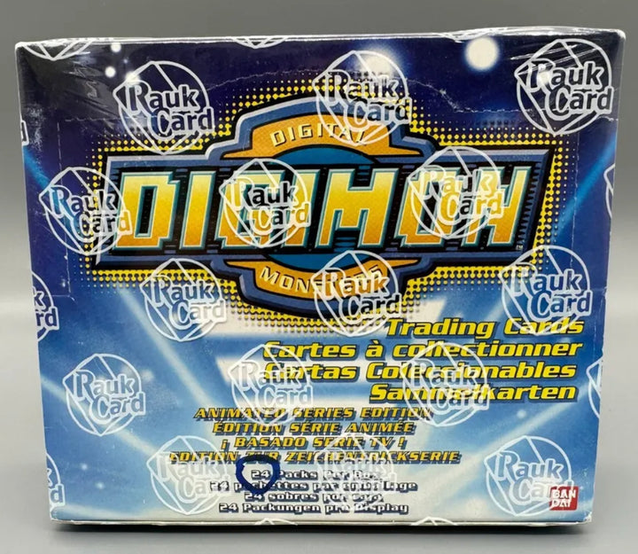 Digimon Cards Animated Series 1 BANDAI Booster Box With 24 Sealed Packs English