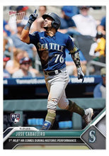 Load image into Gallery viewer, Jose Caballero RC 1st MLB HR 2023 MLB TOPPS NOW Card 326 Presale
